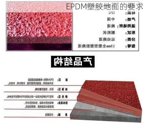 EPDM塑胶地面的要求